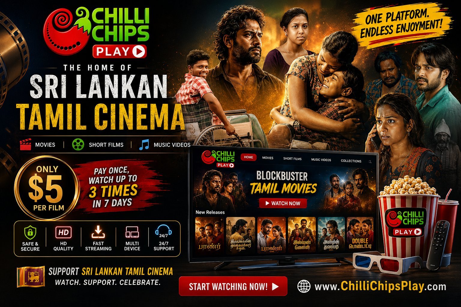ChilliChips Play — The Home of Sri Lankan Tamil Cinema